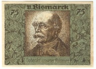 Notgeld - NIEMIECKIE KOLONIE W AFRYCE - von Bismarck - 75 Pf