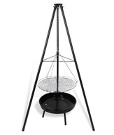 Grill trójnóg do grillowania ognisko palenisko ogrodowe kemping piknik