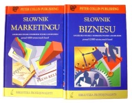 Zestaw 2 Słowników: Marketingu oraz Biznesu, ang-polski Collin, Słupski