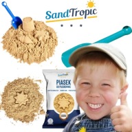HIT PIASEK DO PIASKOWNICY 20KG ATEST PZH ŻÓŁTY MIĘKKI PREMIUM SANDTROPIC