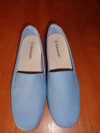 DAMART piękne półbuty na koturnie błękit 41/26 cm