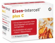 Dr Enzmann Eisen-Intercell plus C Żelazo z witaminą C 90kapsułek