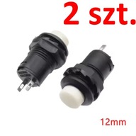 Mikro Wyłącznik ON-OFF/Włącznik bistabilny -bez samopowr. w otwór 12mm 2szt