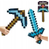 Diamentowy miecz i kilof Minecraft 2w1 (Idealny Prezent)