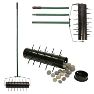 AERATOR WELTYKULATOR RĘCZNY WALEC BĘBNOWY DO DOCIĄŻENIA KOLCAMI TRAWNIKÓW