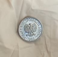 PRL - 5 GROSZY 1963 - bardzo ładna