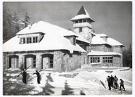 Bielsko Biała. Schronisko PTTK Szyndzielnia zima. Lata 80-te.