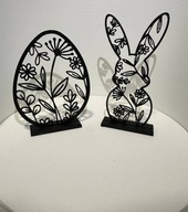 Dekoracje wielkanocne 3D – ażurowe figurki 1 szt. – 7 zł / 2 szt. – 12 zł