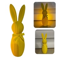 KRÓLIK ZAJĄC WIELKANOCNY 3D 15 CM DEKORACJA OZDOBA ŚWIĄTECZNA WIELKANOCNA