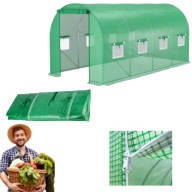 FOLIA ZAMIENNA NA TUNEL OGRODOWY 10m² SZKLARNIA 2,5x4x2m UV MOCNA