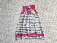 Coccodrillo sukienka zygzaki nowa roz 110