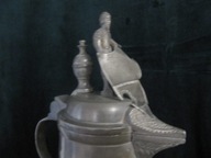 -Unikat Muzealny Stary Kufel Dzban--Cyna--XVIII w