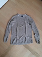 Sweter męski House Regular rozmiar S brązowy kawowy beżowy 804AB-08X-S