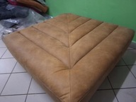 pufa kwadratowa skórzana