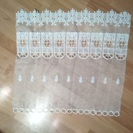 firanka koronkowa zasłonka 60x60 4szt.