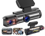 Kamera samochodowa 2w1 przednia i wewnętrzna + karta 32GB