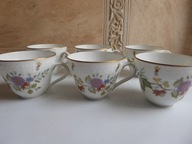 Hutschenreuther model DRESDEN 6 szt filiżanki kawa