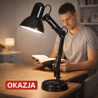 Lampka biurkowa Kaja COSMO czarny moc do 15 W OKAZJA