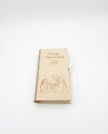 Pudełko na Pieniądze Komunia Personalizowane Imię Drewniane Grawer