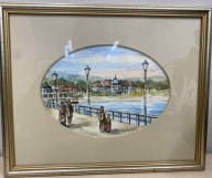 Obraz akwarela - Sopot Molo