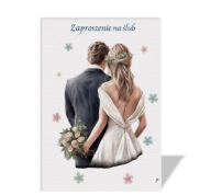 zaproszenia ślubne ,zawiadomienia GOTOWE wykropkowane a3