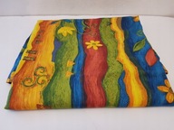 VINTAGE TKANINA MATERIAŁ EXCLUSIVE DESIGN ENGLAND TAHITI