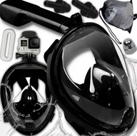 MASKA DO NURKOWANIA SNORKELINGU PEŁNOTWARZOWA NA CAŁĄ TWARZ DO WODY S/M