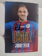 Zdjęcie 10x15 autograf Piast Gliwice Gol Jorge Felix sezon 2024/25