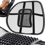 Podpórka Podkładka Lędźwiowa Pod Plecy Kręgosłup Na Fotel Z Masażerem