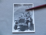 ZHP HARCERSTWO KOMENDA CHORĄGWI KRAKOWSKIEJ SAMOCHÓD STARA FOTOGRAFIA