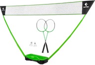 BADMINTON W WALIZCE – ZESTAW 2W1 RAKIETKI + SIATKA + LOTKI OUTTEC