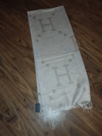 Szal damski beżowy z połyskiem złota