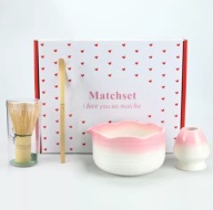 Zestaw do Matcha 4 szt. miseczki styl Song z porcelany + akcesoria