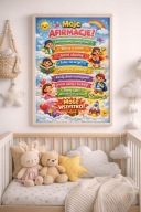 Plakat dla dzieci AFIRMACJE Buduj pewność siebie Pokój dziecka | PDF