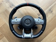 Kierownica AMG alkantara skóra MERCEDES A CLA GLA GLC E C i inne 35 45 45S