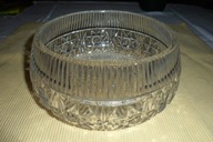 Stara miska krysztalowa średn.18cm Huta Szkła Zawiercie