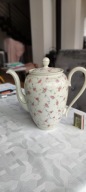 Porcelanowy dzbanek do kawy ,pocz.XXw fabryki Tielsch Altwasser, Wałbrzych,