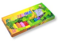 Plastelina 12 kolorów.