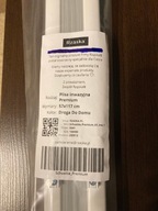 RZĄSKA plisa inwazyjna Premium 57x117 kolor srebny