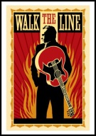 A2 PLAKAT FILMOWY FILM SPACER PO LINIE, WALK THE LINE, JOAQUIN PHOENIX 2005