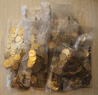 1 gr grosz 1998 WORECZEK BANKOWY 100 SZTUK MONET PO 1 gr - 10 SZTUK WORECZ