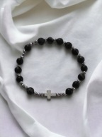 RÓŻANIEC W FORMIE BRANSOLETKI - JASPIS