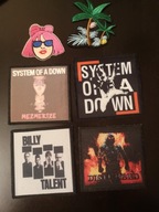 Naszywki 2 x SYSTEM OF A DOWN, BILLY TALENT, DISTURBED + gratis :) - tanio