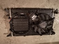 Chłodnica wody z wentylatorami i modułem sterujacymdo Audi A5 8t po lifcie