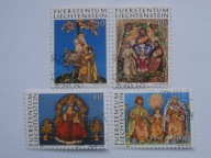 Liechtenstein - Boże Narodzenie - Mi. 662-65 kas.