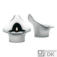 GEORG JENSEN ROYAL COPENHAGEN ŚWIECZNIKI LILIA danish design KOMPLET 2szt.