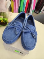 Mokasyny, baleriny niebieskie r. 36 ekozamsz, lekkie !!!