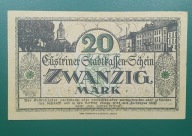 20 Marek 1918 rok- Kostrzyń Cüstrin Oder- banknot -