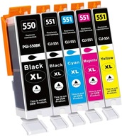 5x TUSZE XL DO DRUKARKI CANON PIXMA IP7250 MG5650 MG5550