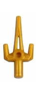 LEGO Sai, sztylet - 98139 - Pearl Gold - 5 sztuk